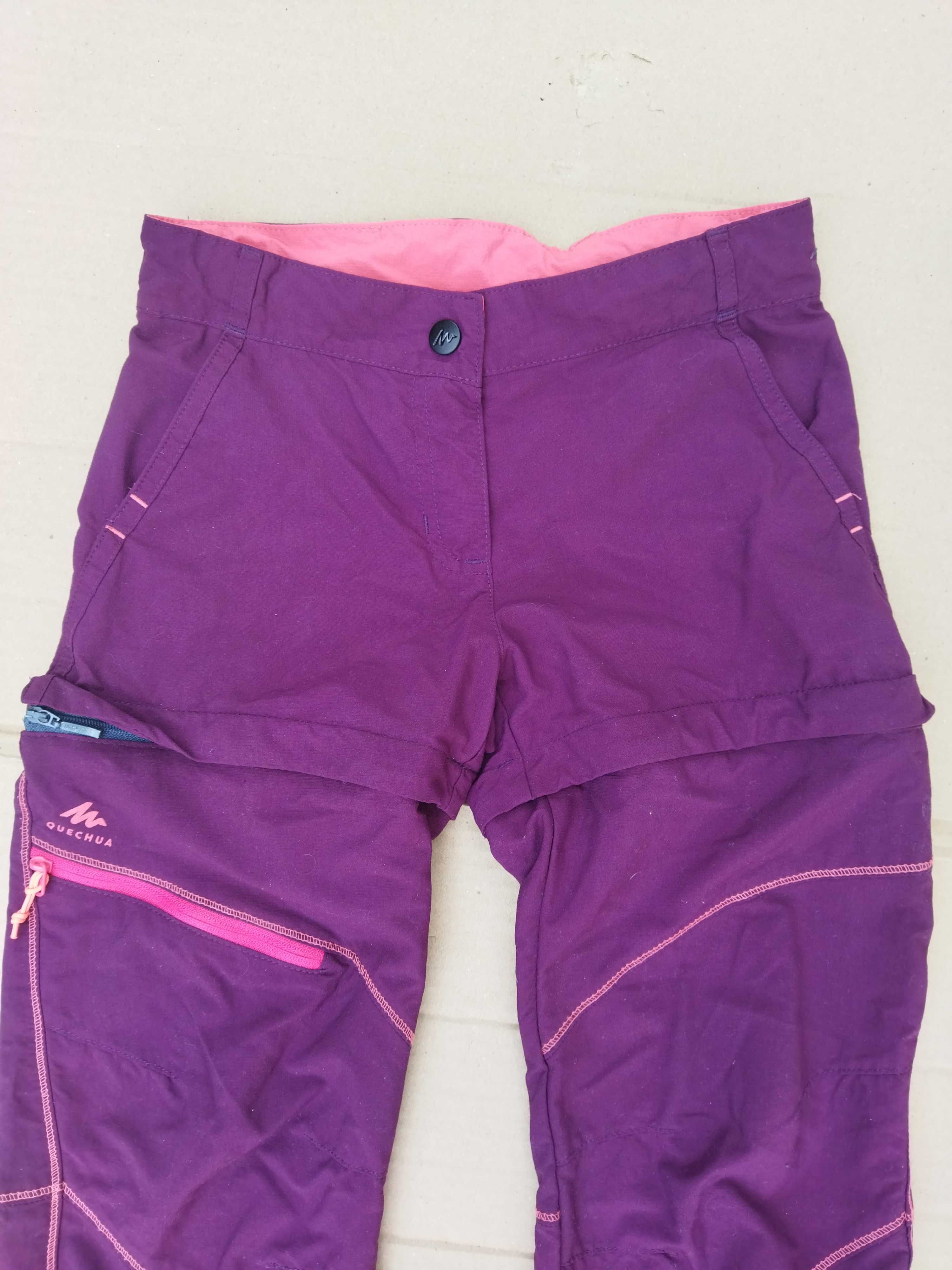 123-130 девочке летние треккинговые штаны-трансформеры 2в1 шорты