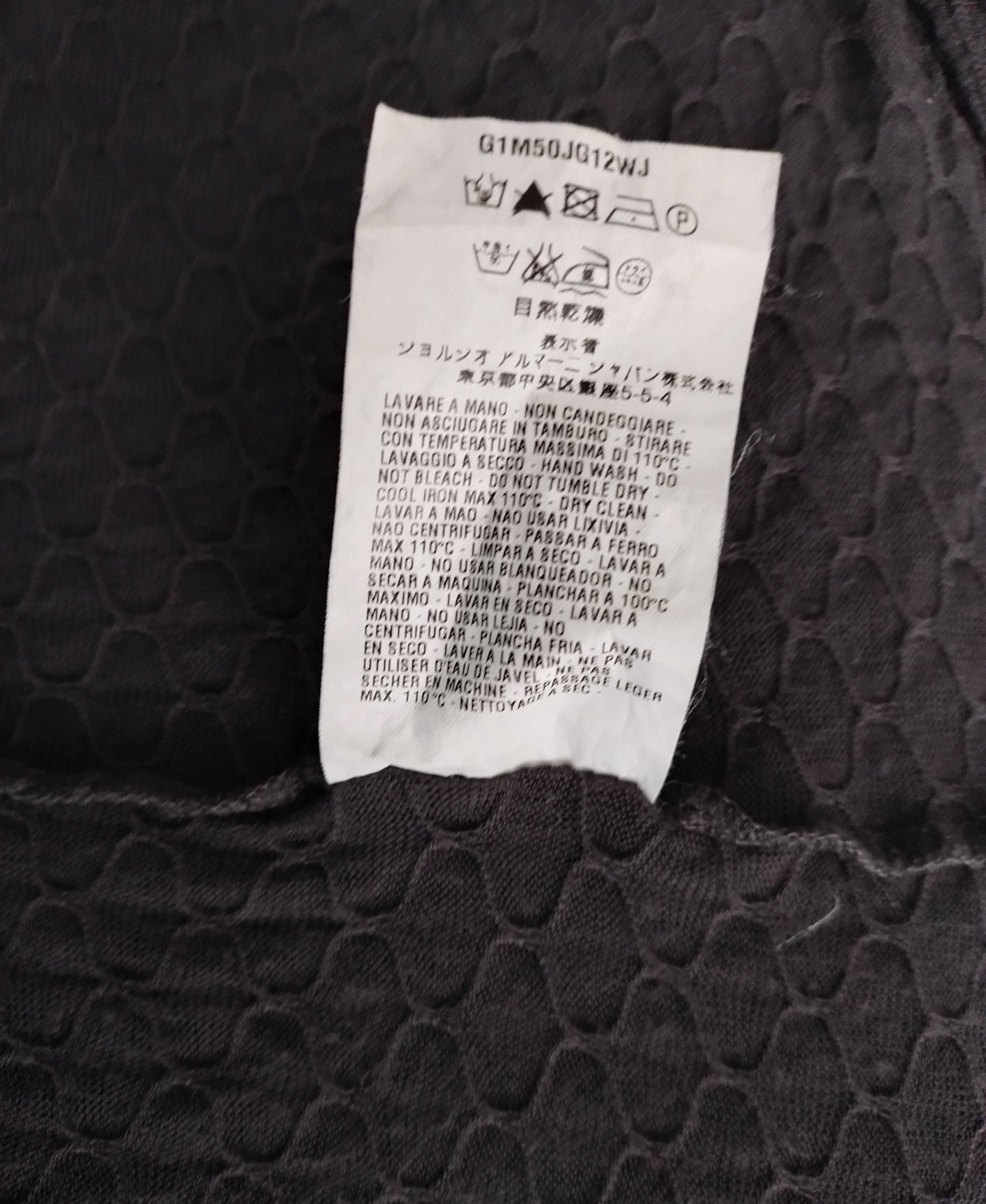 Emporio Armani Bluzka z Teksturą Plastra Miodu. Limitowana edycja
