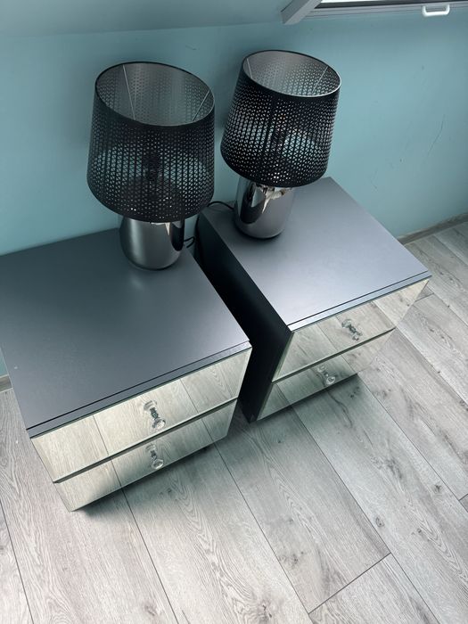 Szafki nocne Glamour lustrzane
