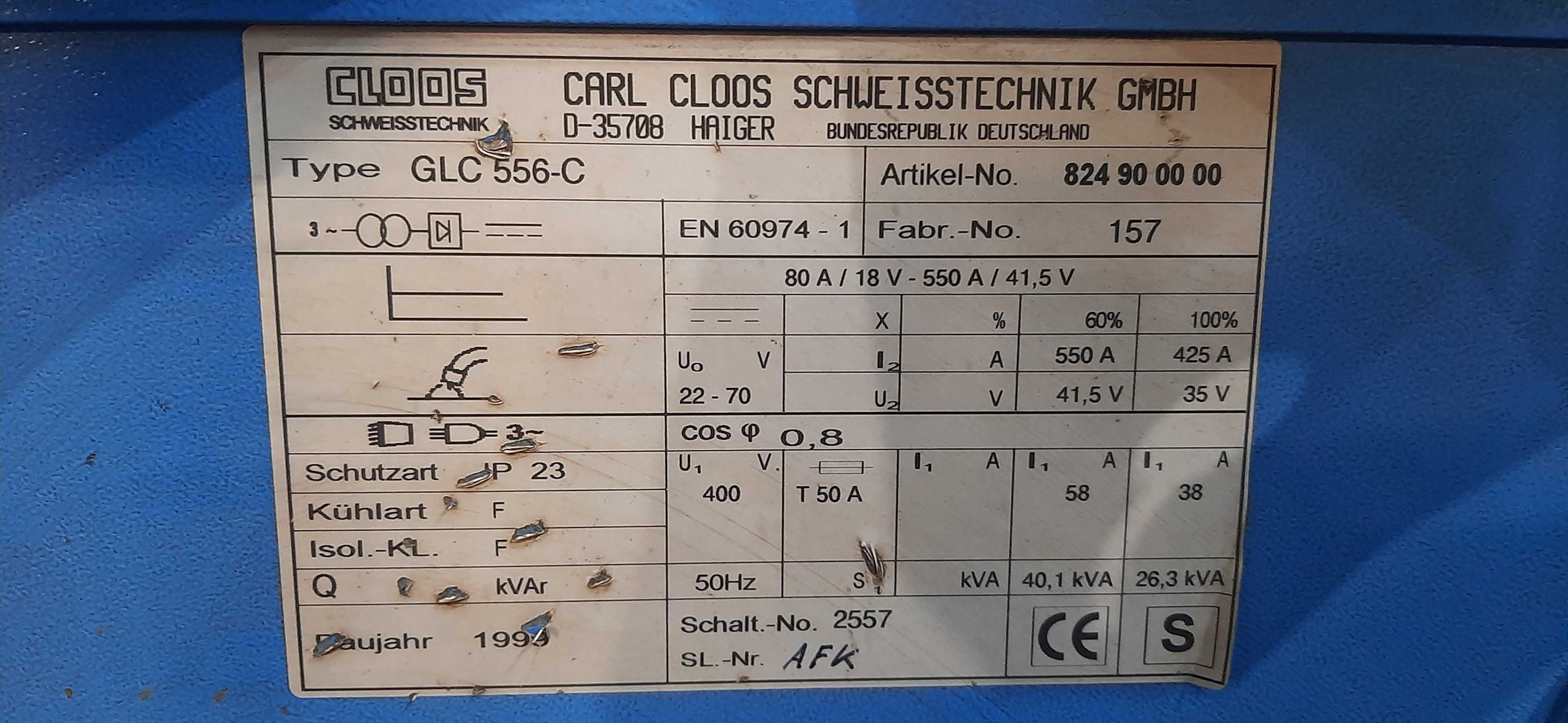 spawarka Cloos GLC 556 - C