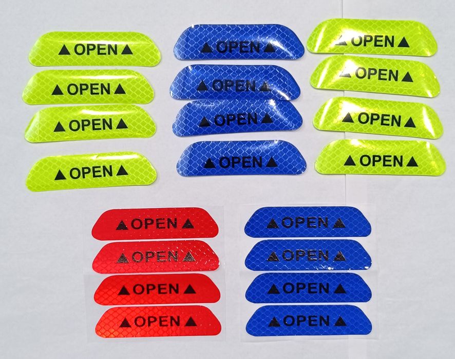 Светоотражающие наклейки для автомобиля "OPEN "
