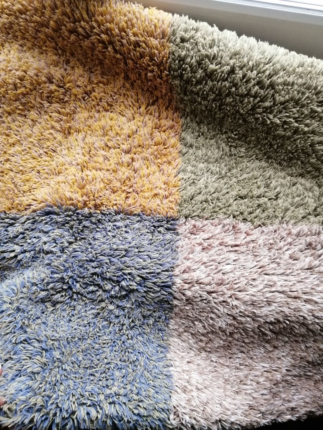 Коврик ворсовый дорожка текстильная коттоновый хлопковый килимок