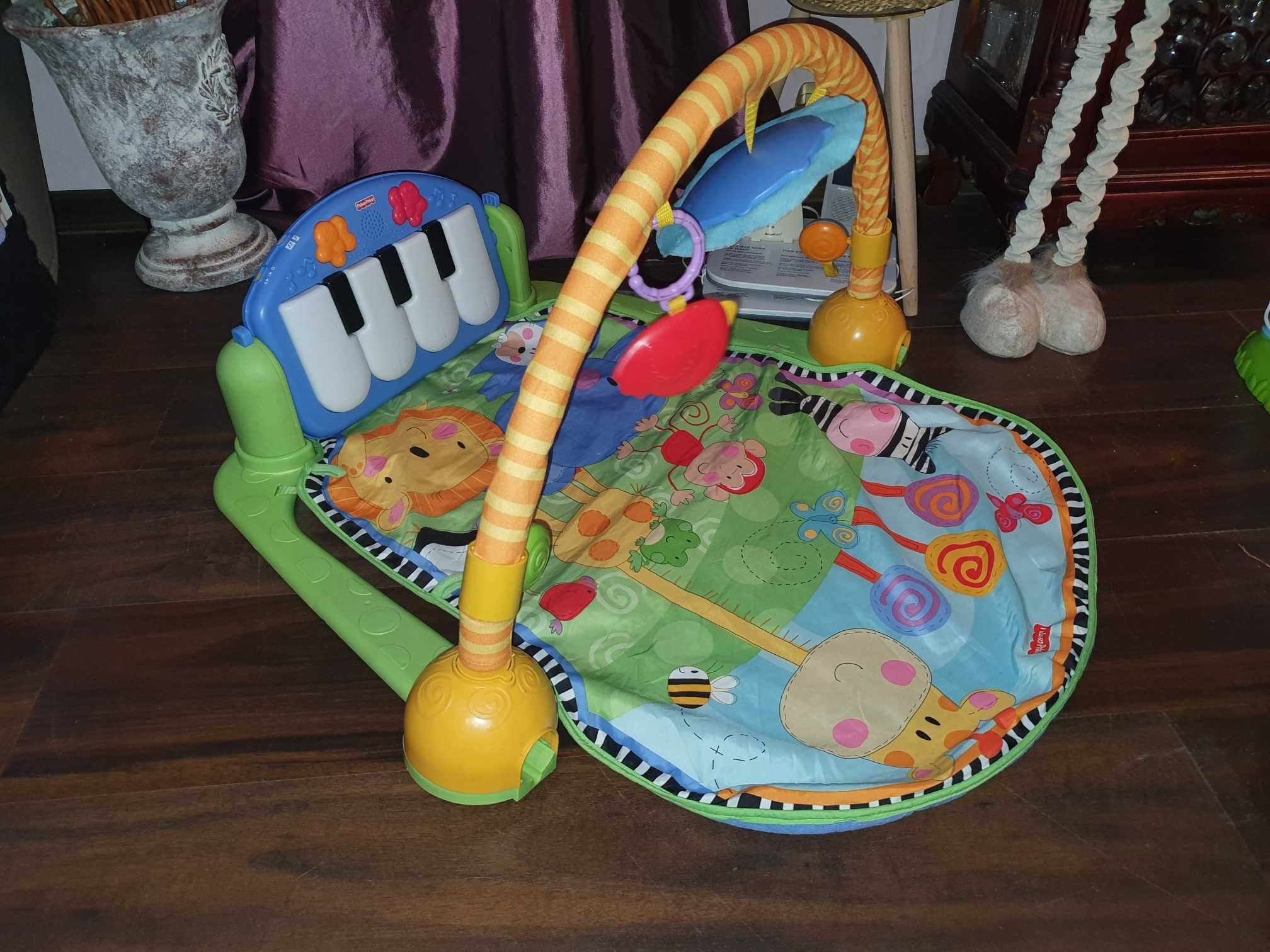 Mata eduk. + Pianino FISHER PRICE jak nowe