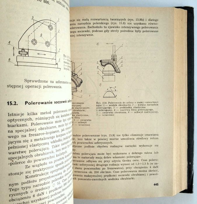 Technologia elementów optycznych, Z. Legun, I wydanie, UNIKAT!