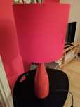 Candeeiro vermelho para sala