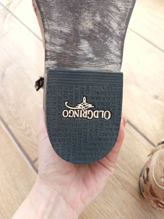 Чоботи Old Gringo 39р, шкіра