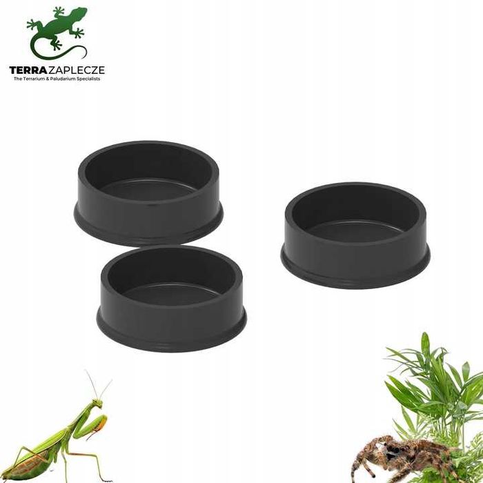 Mała Miska do Terrarium Miseczka dla Pająka Stojąca 3x1 TerraZaplecze