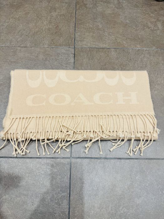 Шарф Coach 180*48 см. Шерсть. Оригінал