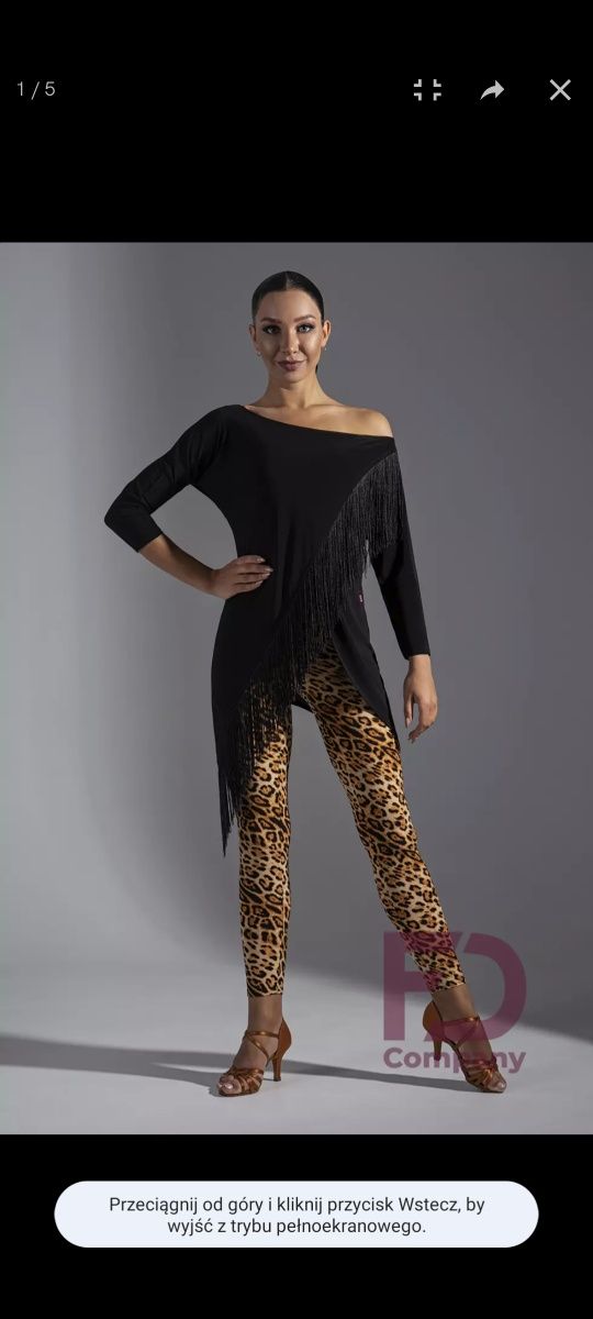 Legginsy w panterkę