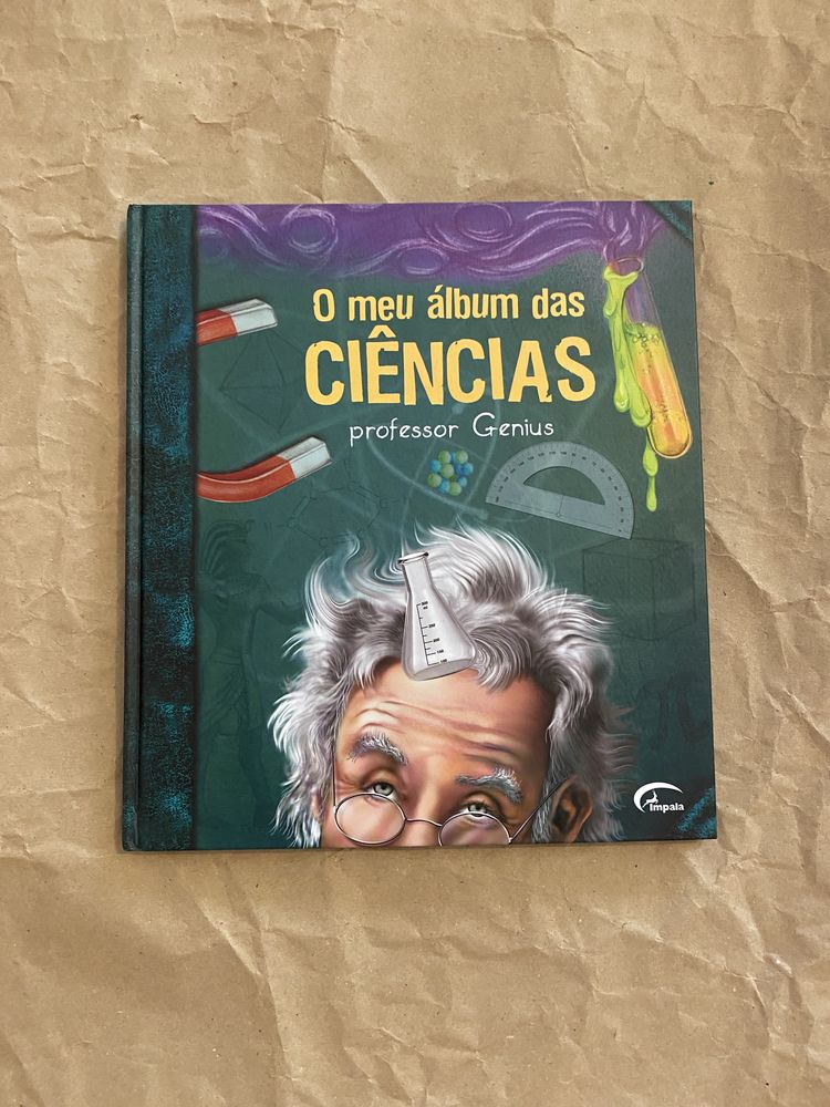 Livro educacional Albúm de Ciências