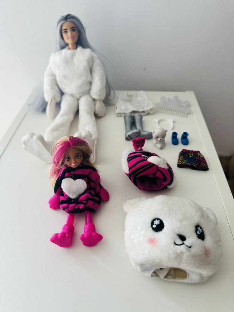 barbie cutie reveal miś i Chelsea Tygrys