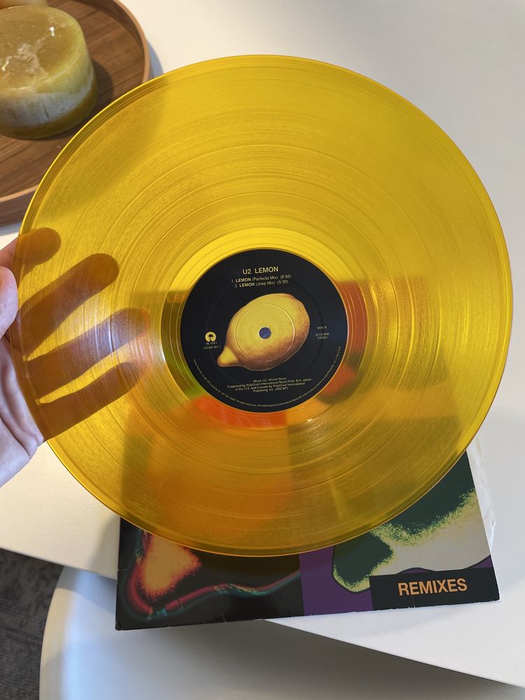 U2 - Lemon - vinil amarelo