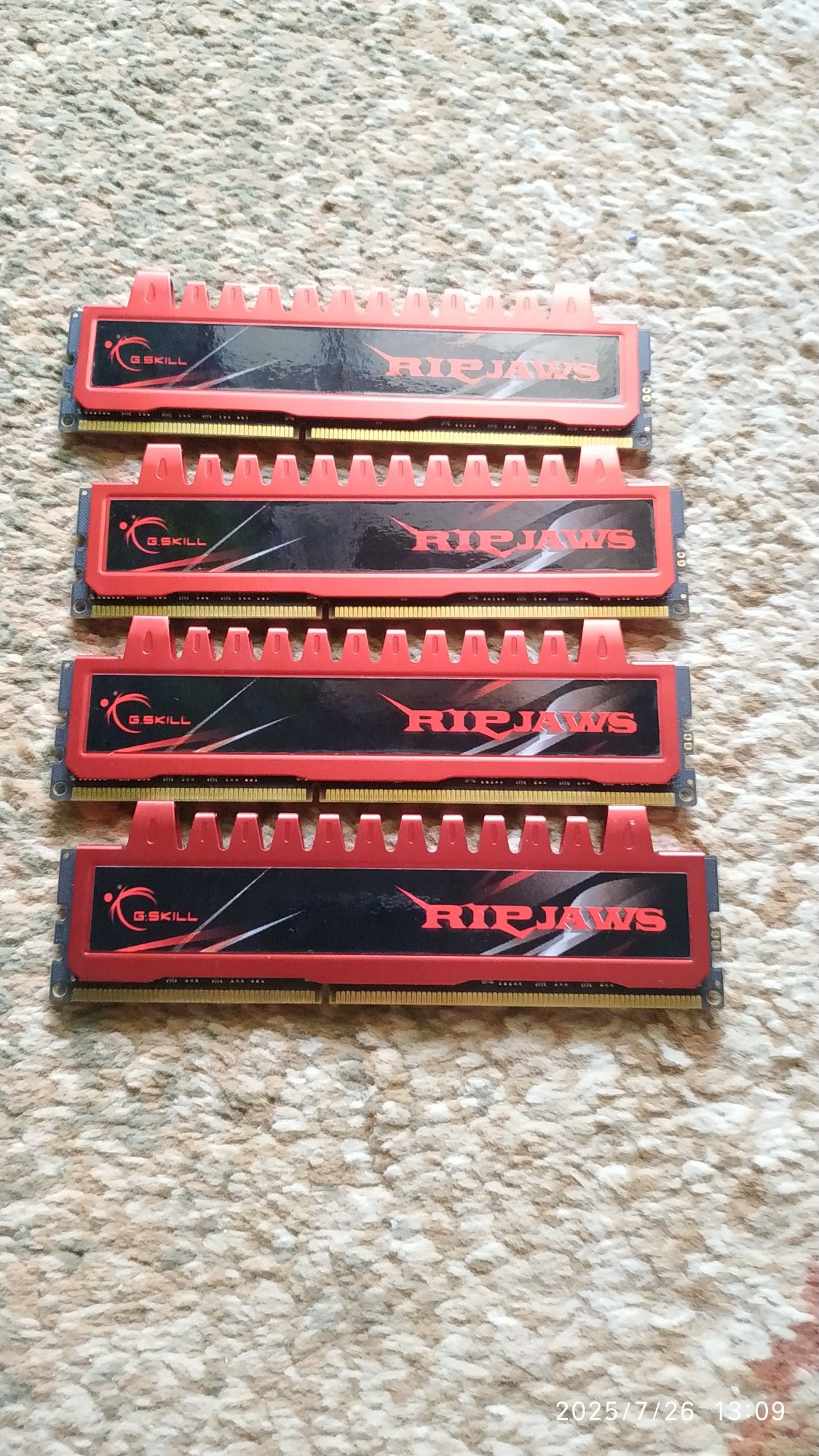 ОЗУ gskill ddr3 4 x 4 gb 1600 МГц