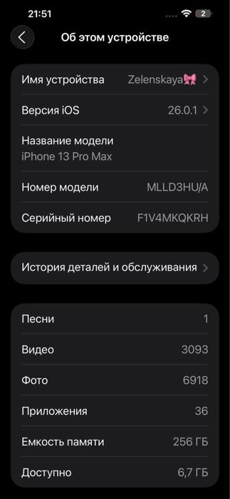 iPhone 13 Pro Max 256GB