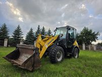 Ładowarka Komatsu WA 70 szybkozłącze łyżka szczękowa widły