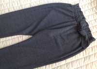 MANGO granatowe spodnie z wiązaniem 13 14 lat