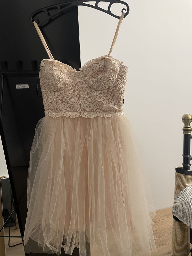 Sukienka asos little mistress tiulowa balowa