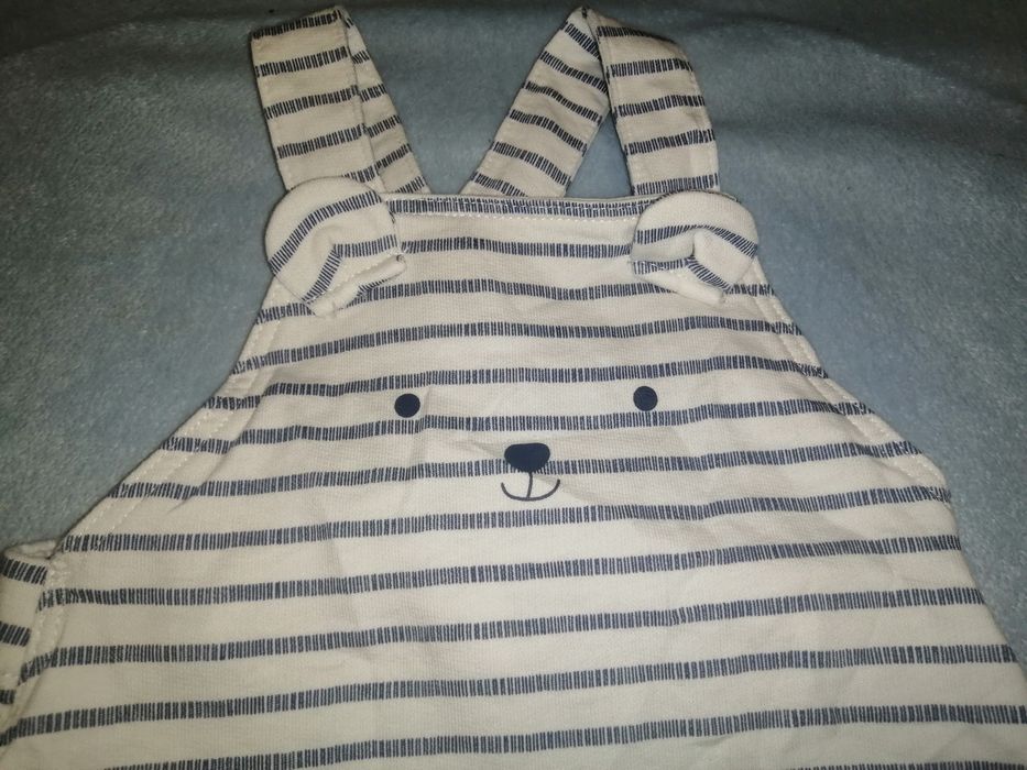 Szorty ogrodniczki dziecięce hm h&m Rozmiar 62