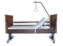 Łóżko rehabilitacyjne niskopodłogowe ELEKTRYCZNE 90x220cm + MATERAC