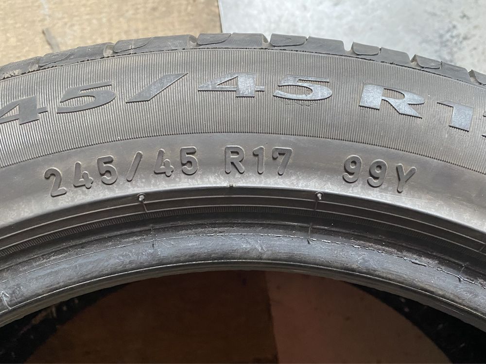 Літня резина шини (пара) 245/45R17 Pirelli 6,5мм