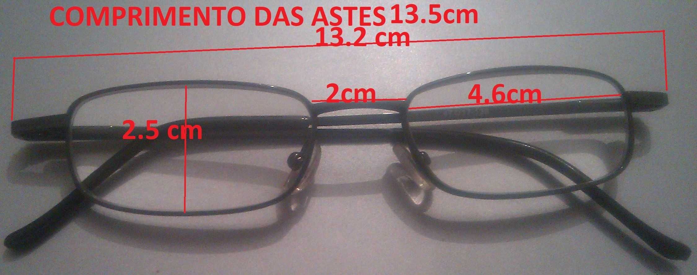 Oculos Leitura +3,00 opticalia. NUNCA USADOS Medidas ultima foto