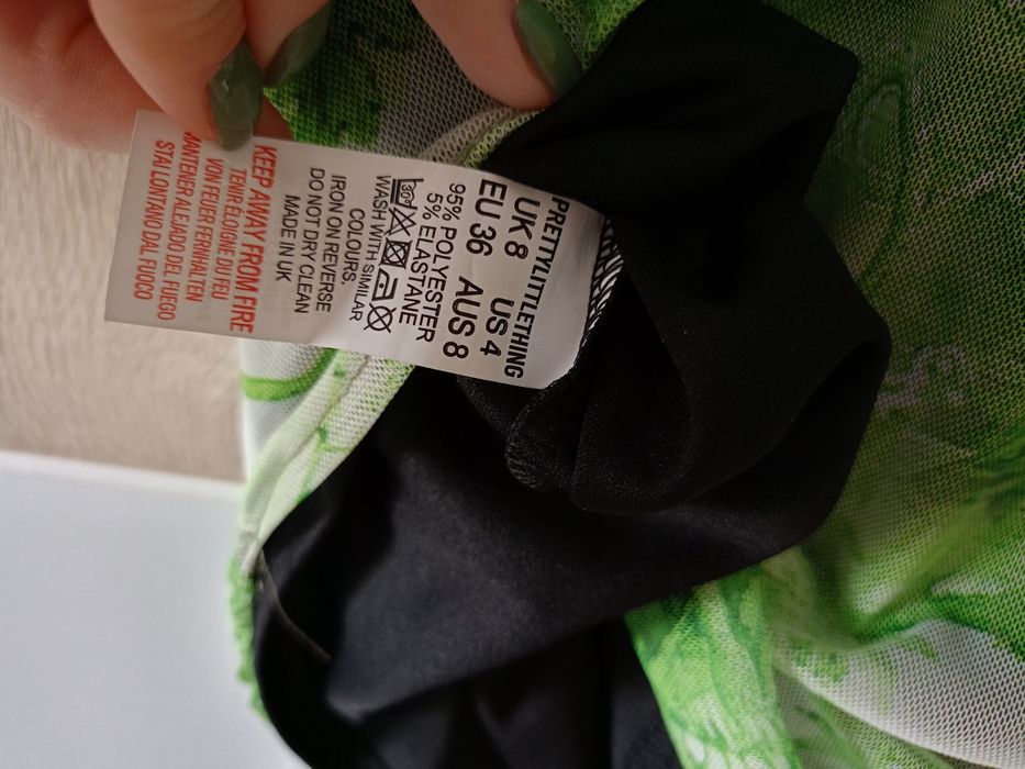 Sukienka krótka damskie PrettyLittleThing rozmiar S/36/8