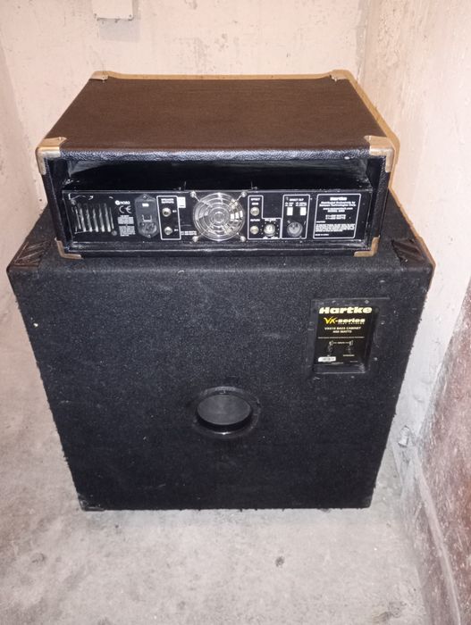 Hartke wzmacniacz 500 Watt Model HA 5500+kolumna basowa 400 Watt