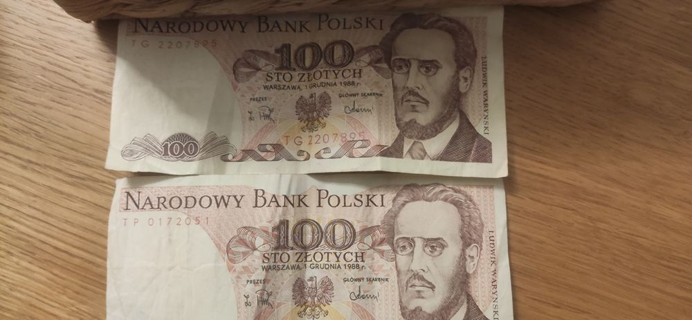 Banknot 100 zł 1988.r