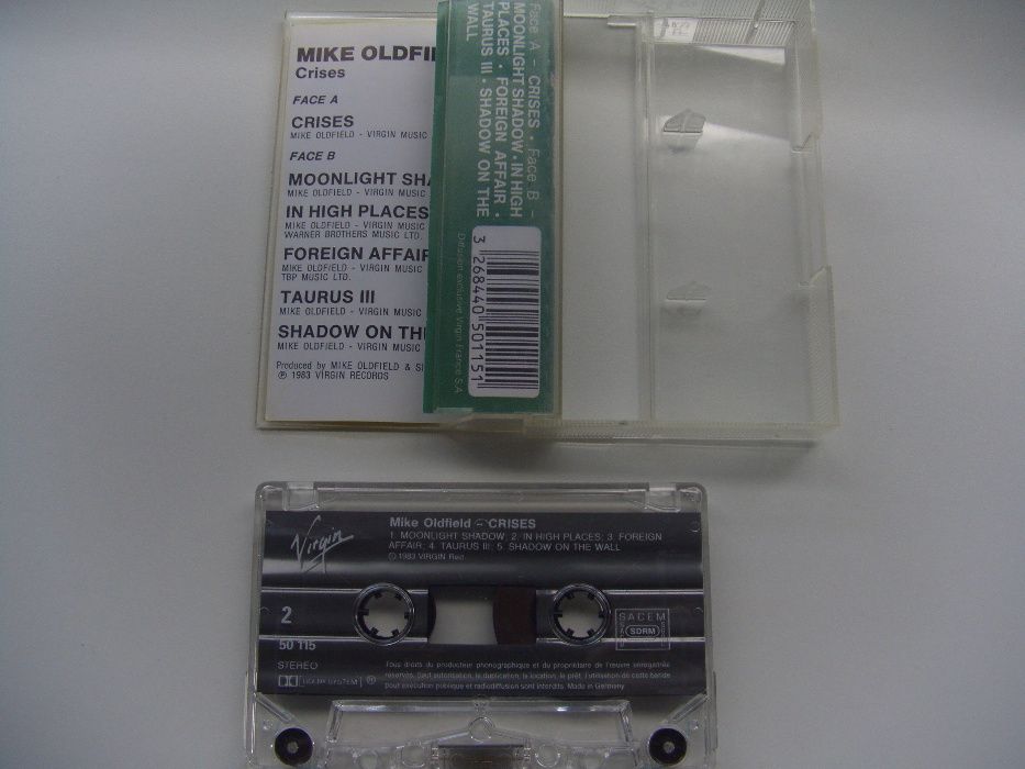 K7 cassette vintage Mike Oldfield