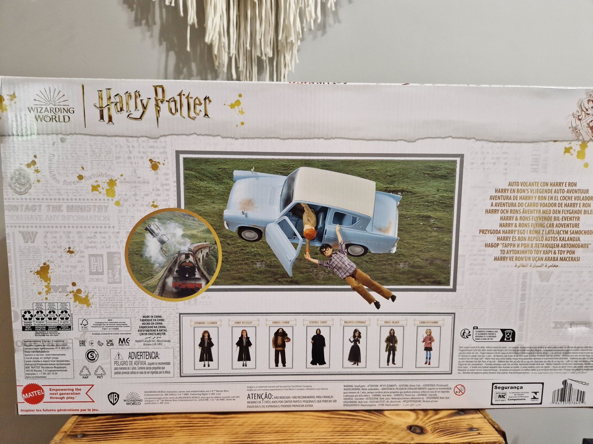 DUŻY samochód / auto + 2 lalki HARRY POTTER