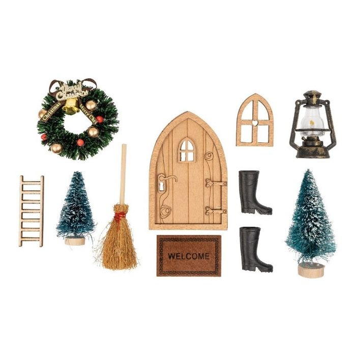 Drzwi skrzata zestaw dekoracji dla elfów