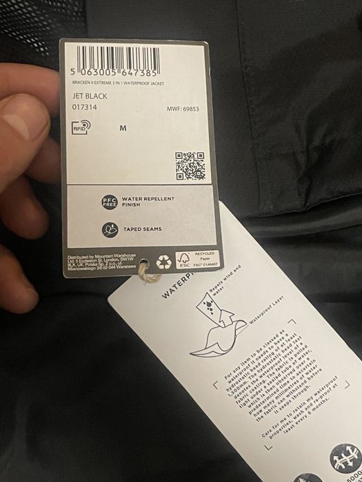 Mountain wearhouse Bracken II Extreme - wodoodporna kurtka 3 w 10.000