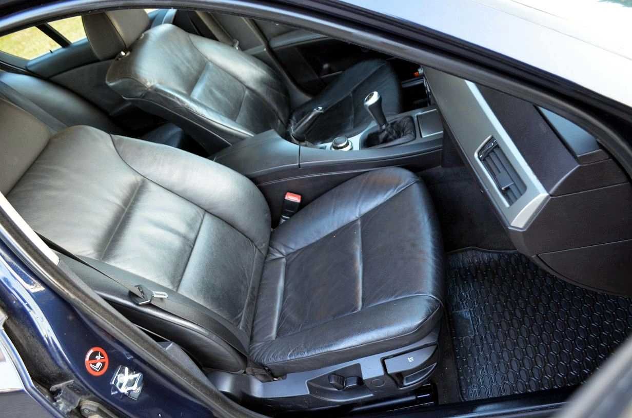 Mocne BMW e60 skóry MONACOBlau navi PROFESSIONAL rej PL