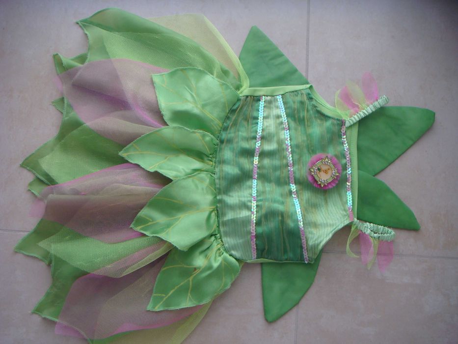 strój karnawał przebranie elf wróżka księżniczka DZWONECZEK 98/104