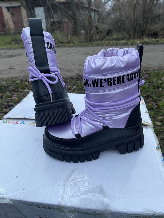 Дутики зимові, дутики для дівчаток! Взуття на зиму 33-38рр