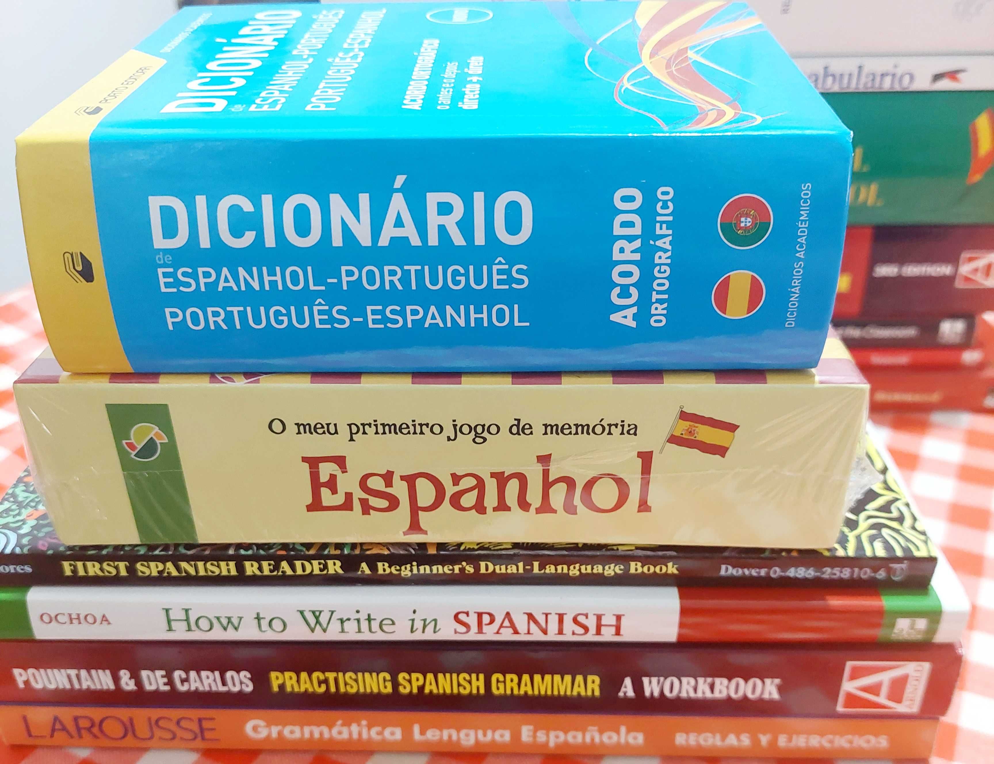 Espanhol Gramáticas, dicionários, etc - preços de 5 a 16 euros