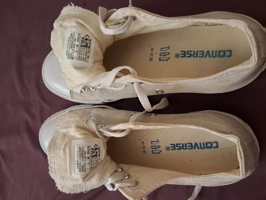 Кеди низькі молочні Converse 40 (255 мм)