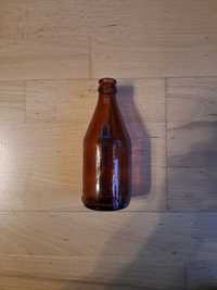 Stara butelka prl 0,33 l brązowa napój oranżada bączek beczułka #OPIS#