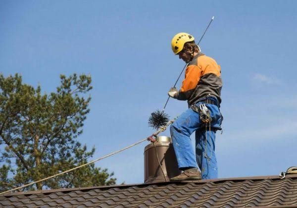 Чистка димохода, камина, грубы, котла,