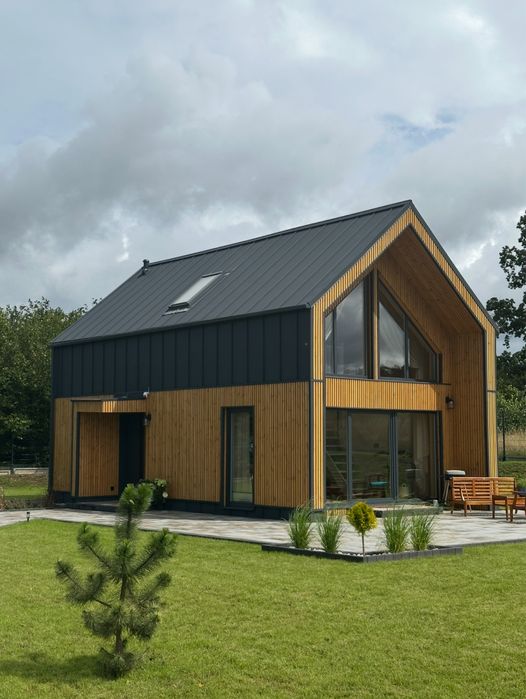 Nowoczesna Stodoła 108m2 / Stan Deweloperski / Modułowy domek