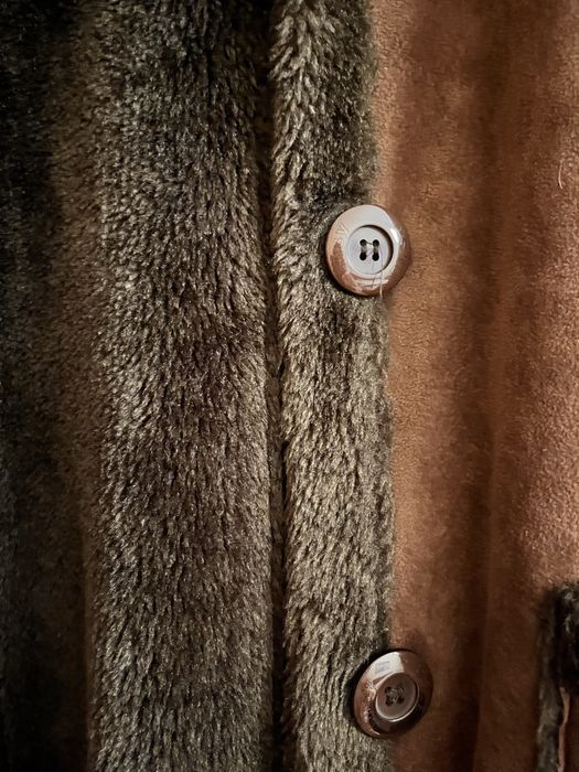 Casaco castanho de pelo