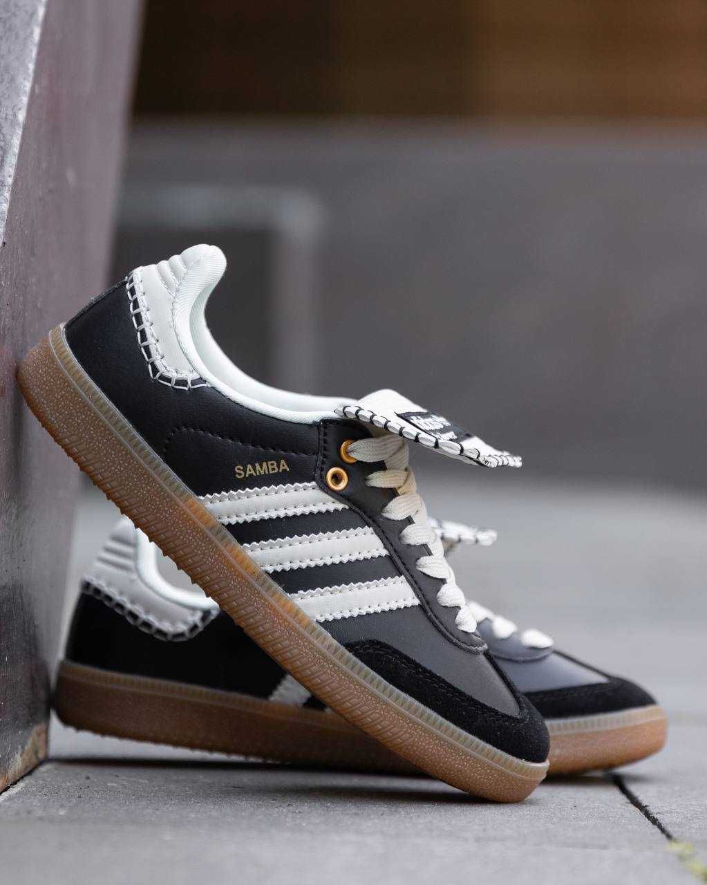 Жіночі кросівки Adidas Samba x Wales Bonner чроний з білим AD089 ХІТ