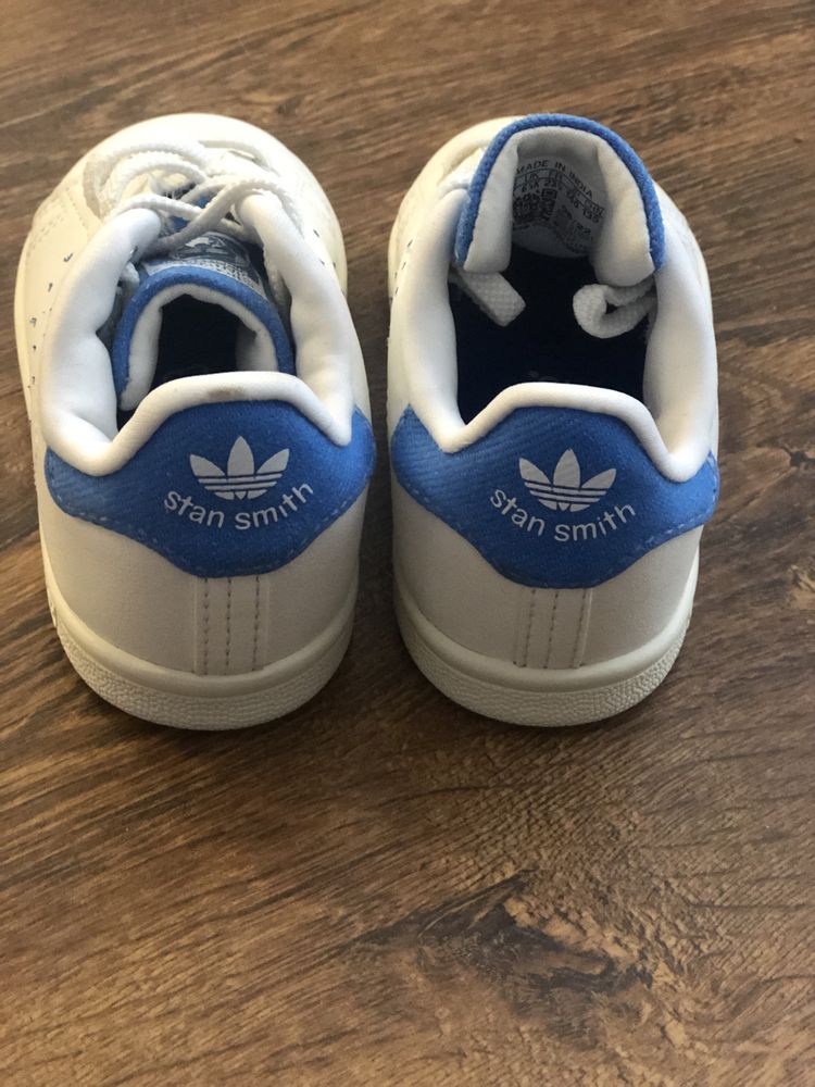 Buciki Adidas niebiesko - białe