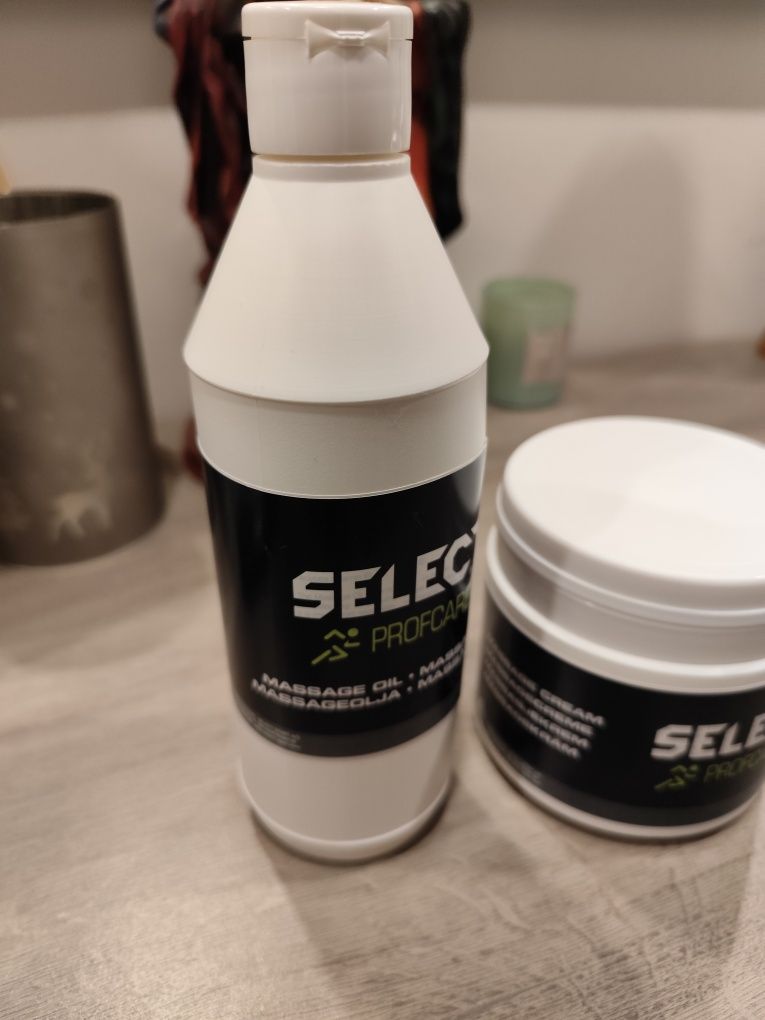 Creme e óleo de massagem select profcare