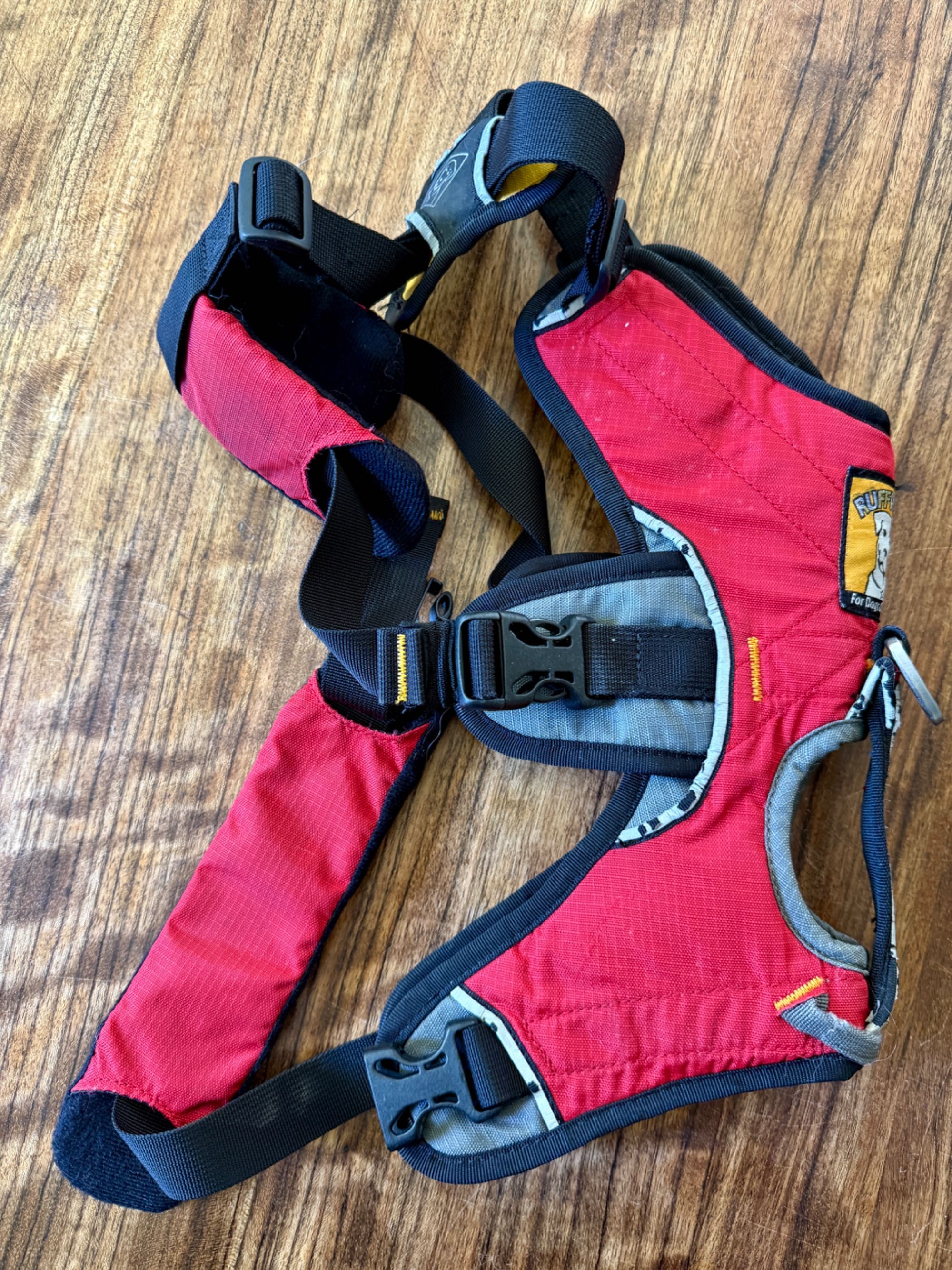 Szelki dla psa firmy Ruffwear, dla psa w typie Border Collie