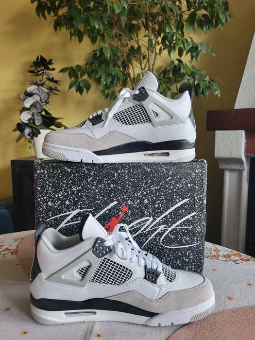 "Buty koszykówki "Air_Jordan_4_retro_military_black_Roz.39