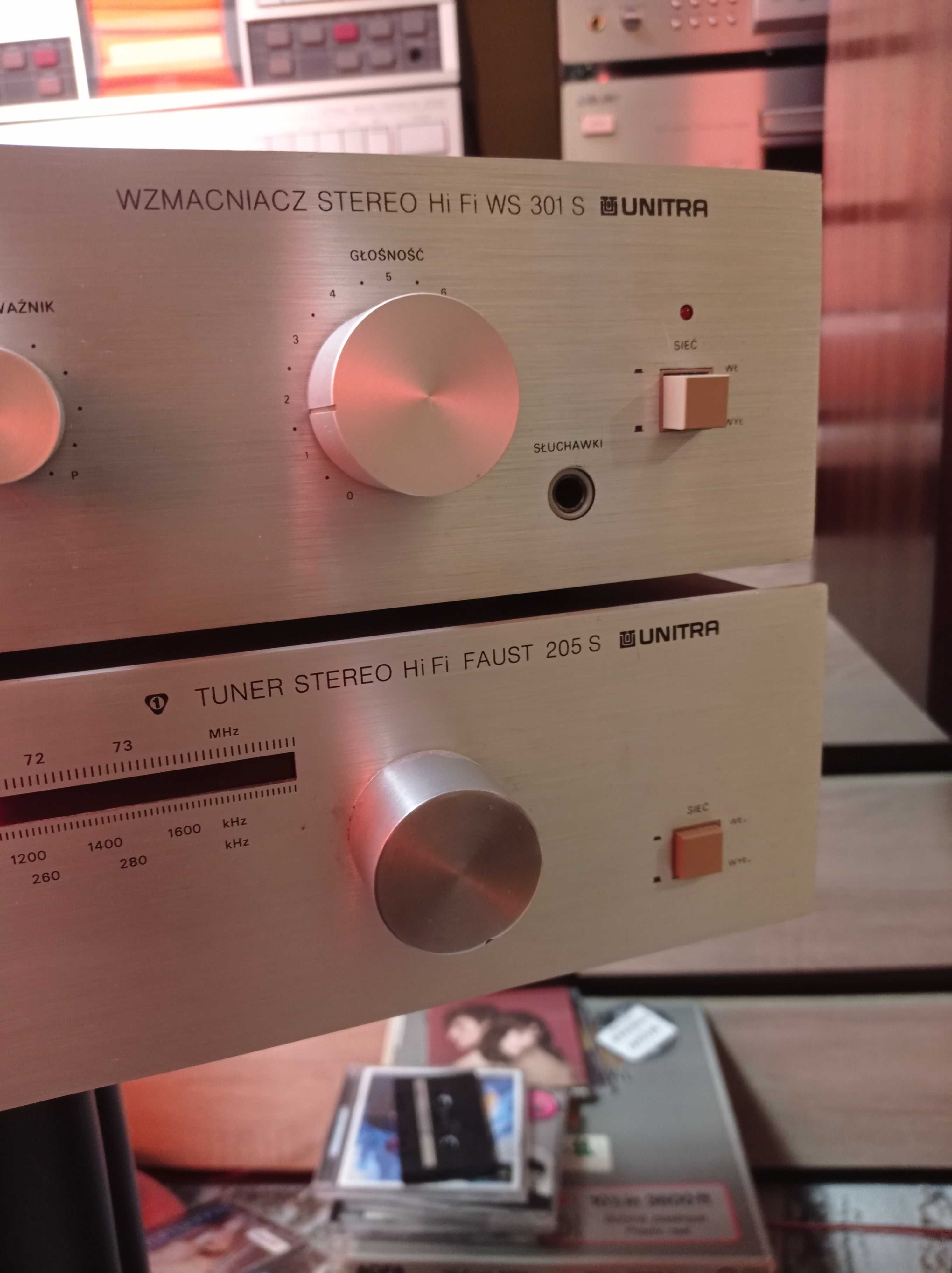Unitra wzmacniacz ws 301 plus Faust tuner