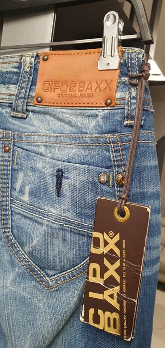 Spodnie jeansowe Cipo Baxx W26 L32 nowe