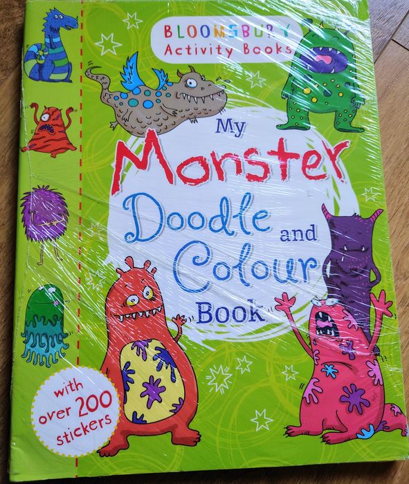 Kolorowanka dla dzieci 2sx + talerz potworny