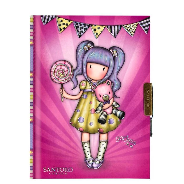 Zamykany Notes Gorjuss Fairground First Prize Santoro ,180x131 mm